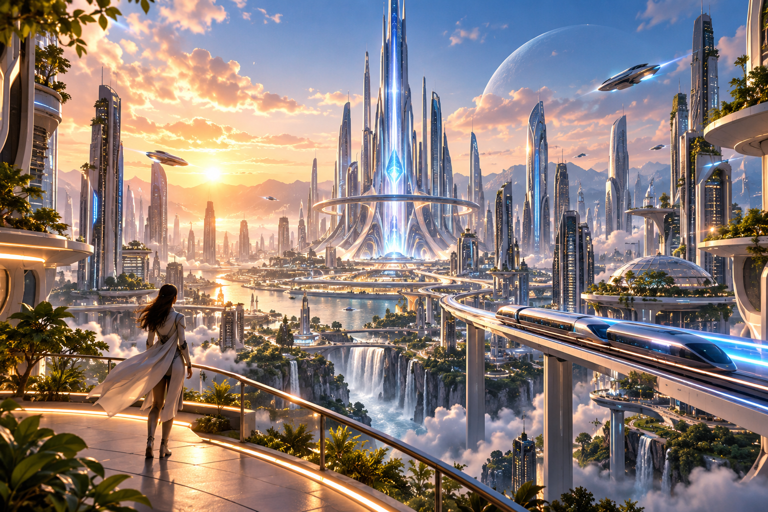 ai futuristic city concept prompt preview