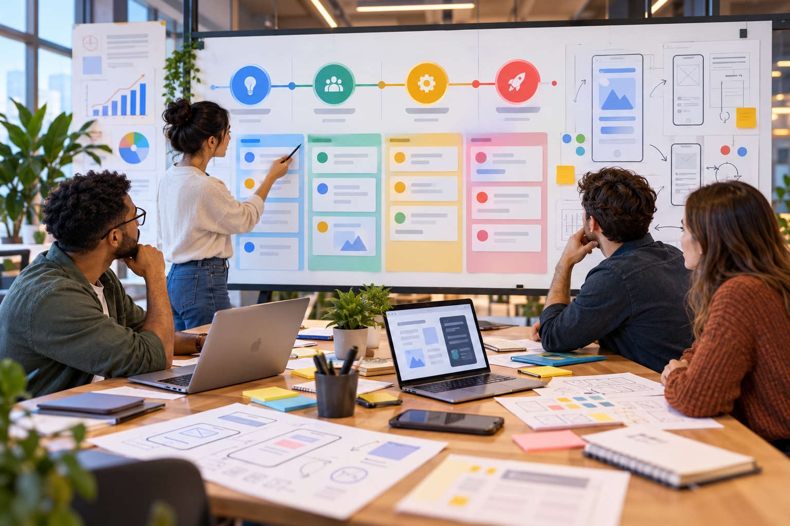 project development roadmap visual prompt preview